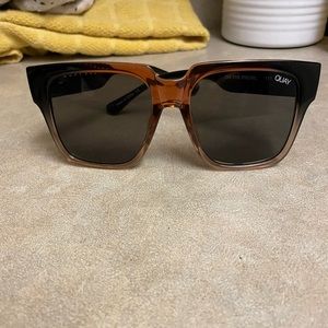 Quay on the prowl oversized sunglasses.